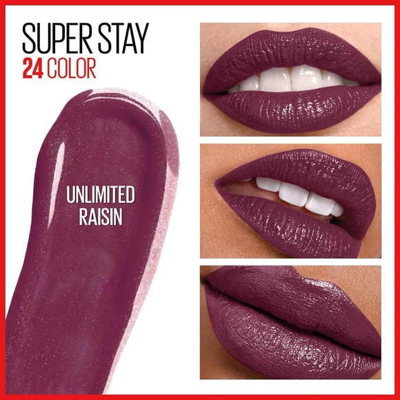 BRAND NEW Maybelline SuperStay 24 2-Step Liquid Lipstick, 050 Unlimited Raisin - Picture 1 of 10